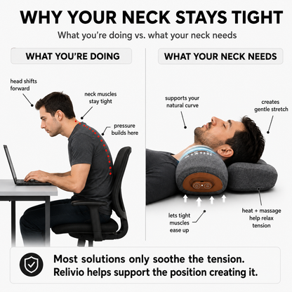 Relivio™ Neck Therapy Pillow